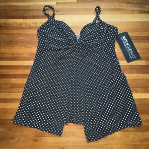 Miraclesuit  Must Haves Pin Point Love Knot Underwire Tankini Top 10